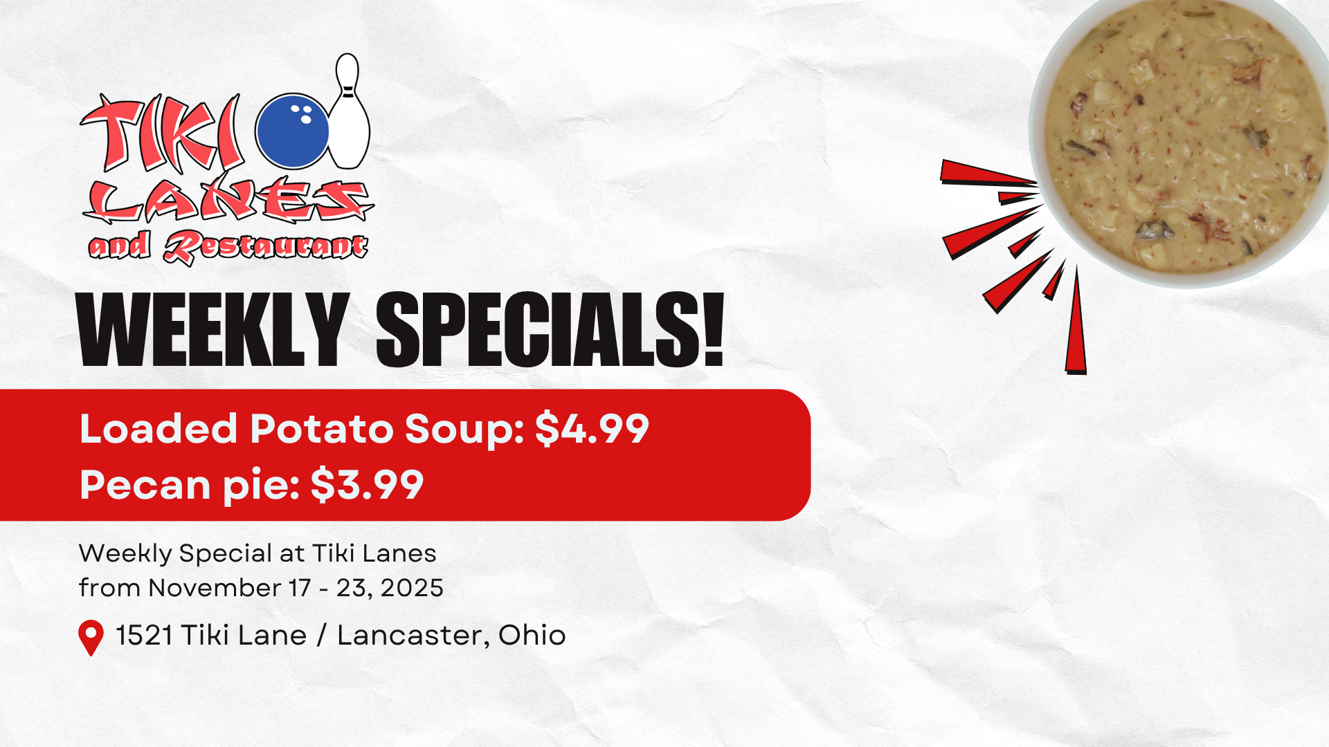 weekly specials at restaurant weekly specials at restaurant